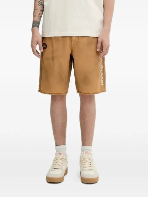 AAPE BY *A BATHING APE® short cargo brodé