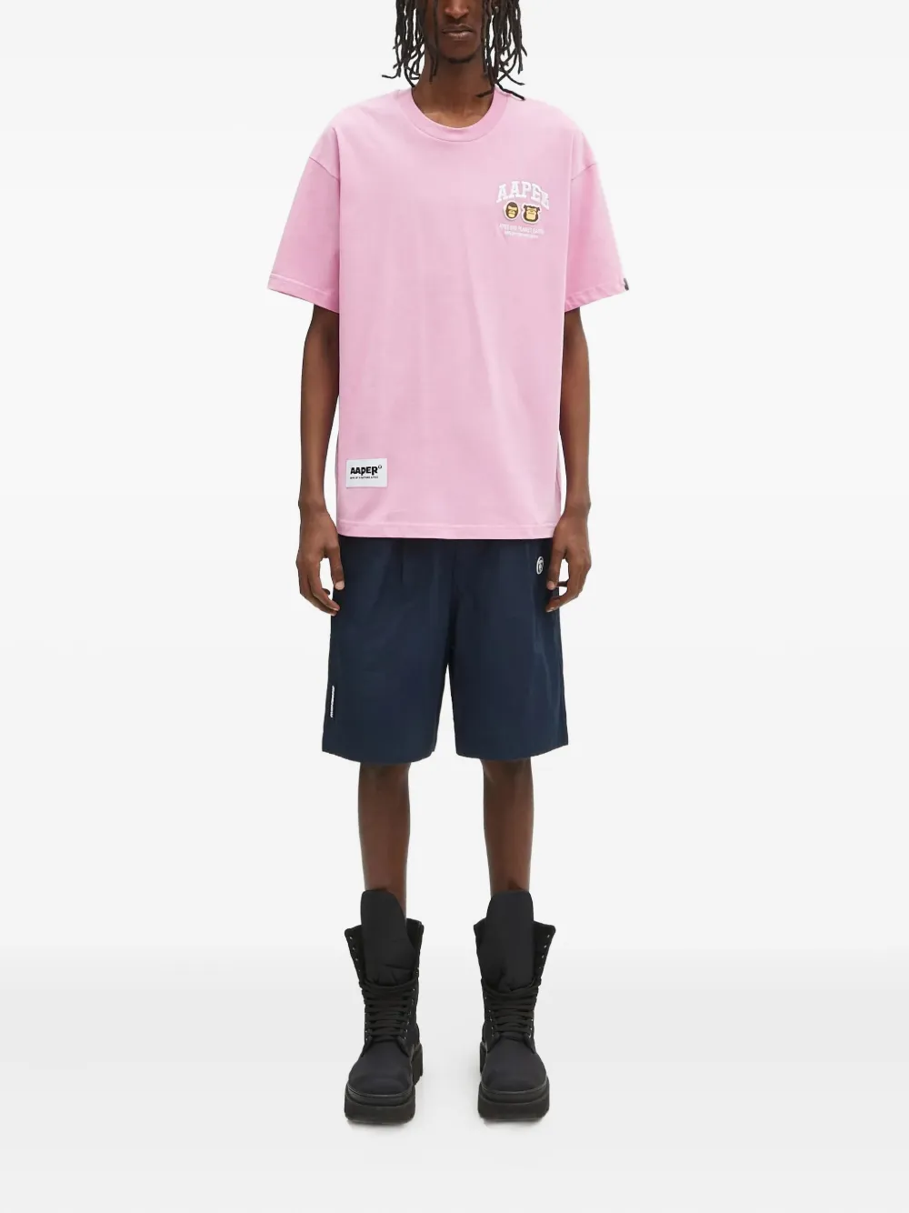 AAPE BY *A BATHING APE® logo-embroidered bermuda shorts | Bermuda Shorts | Image 2