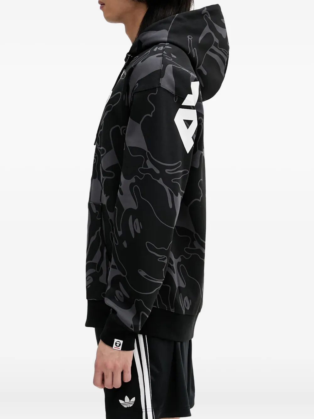 AAPE BY *A BATHING APE® hand-print zip-up hoodie | Hoodies | Image 2