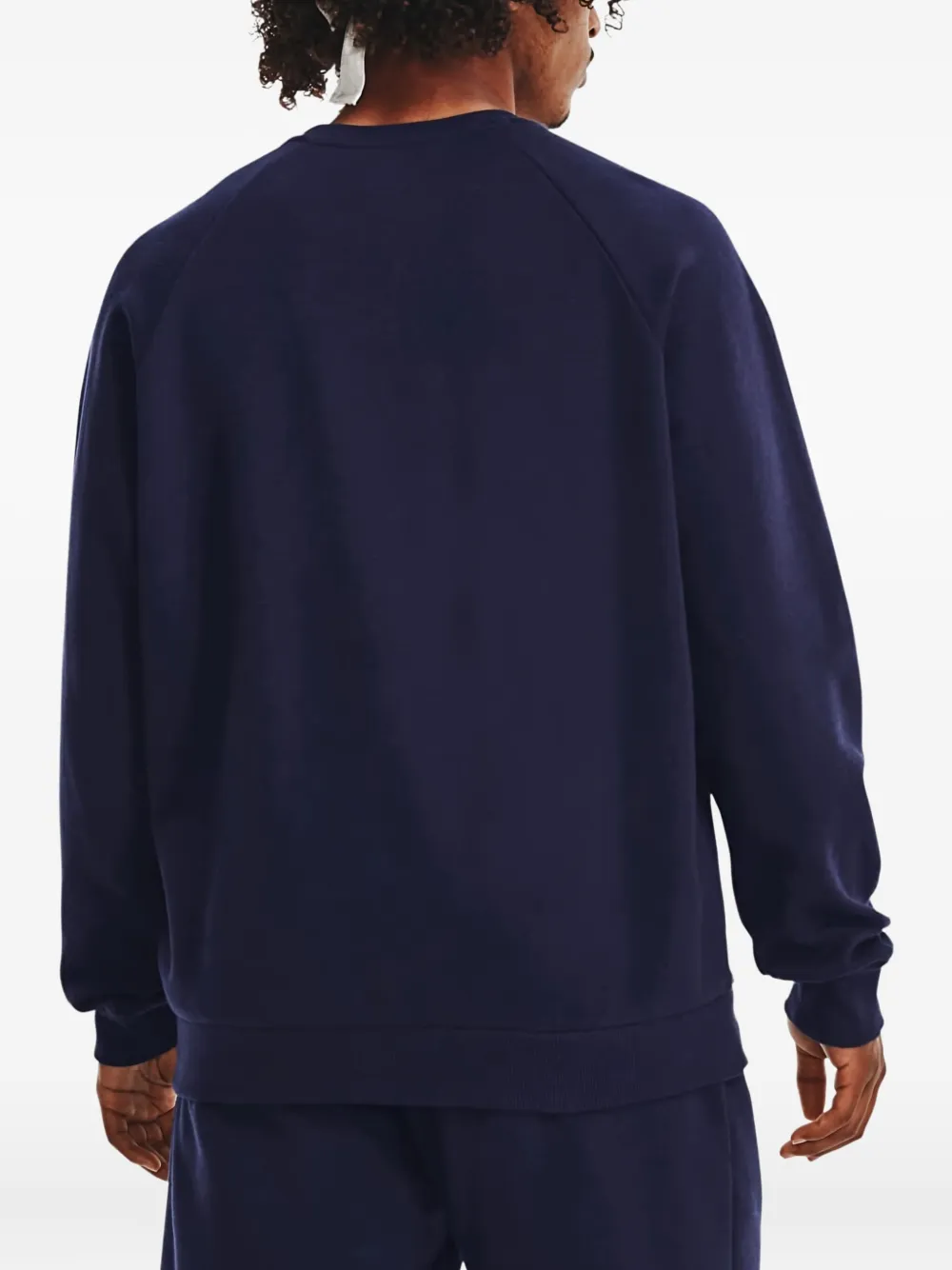 Under Armour Fleece Crew-neck Sweatshirt In Blue