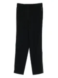 Peserico elasticated-waistband trousers - Black
