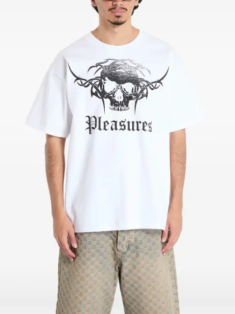 Pleasures skull-graphic T-shirt