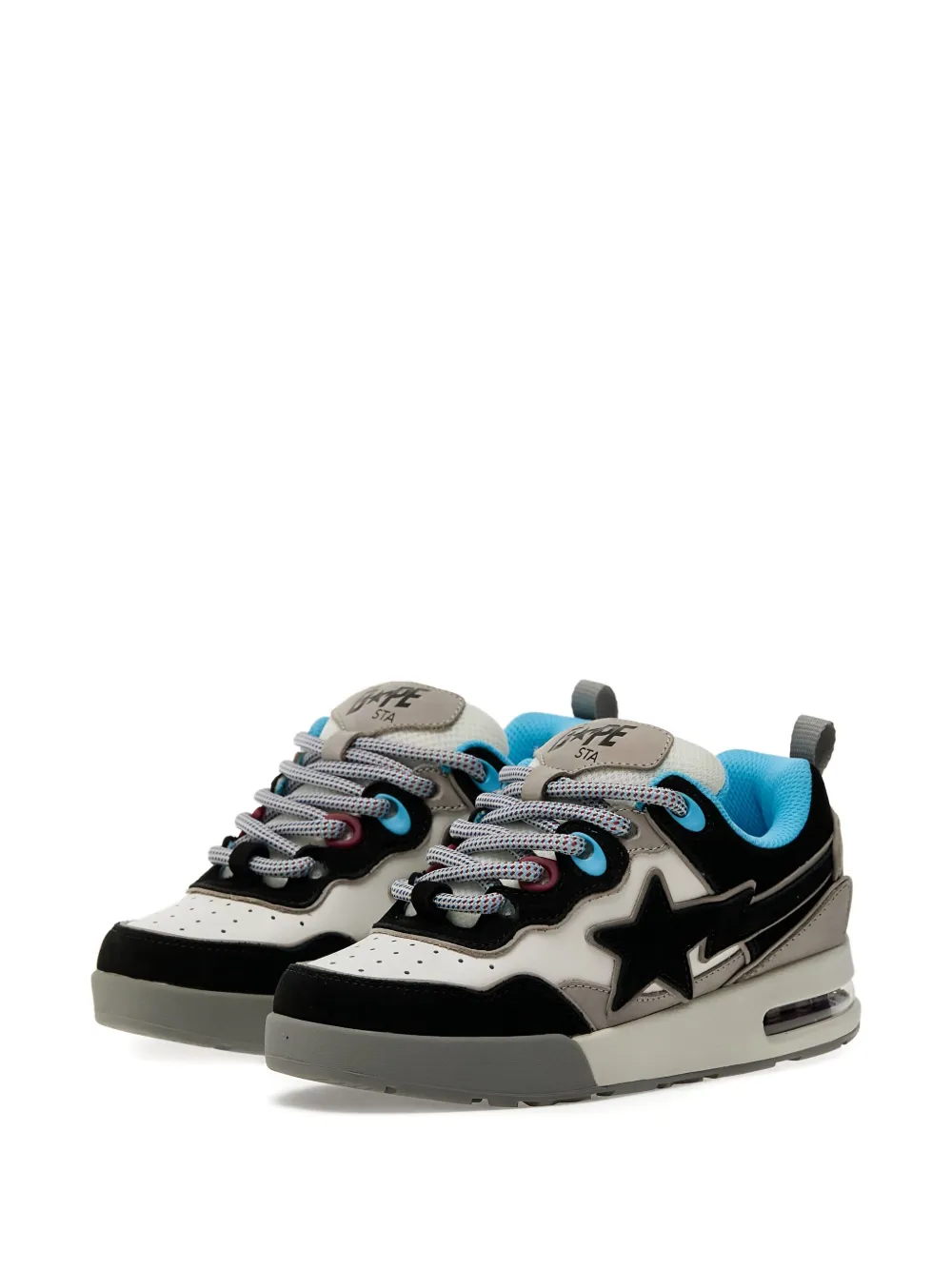 A BATHING APE Flip Sta L star-embellished sneakers White