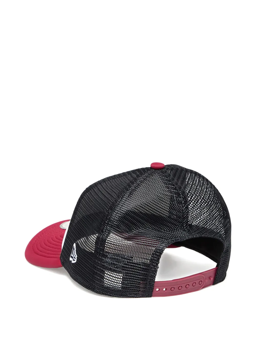 New Era Mens White 9forty Graphic Patch A-frame Stretch-woven Trucker Cap In White