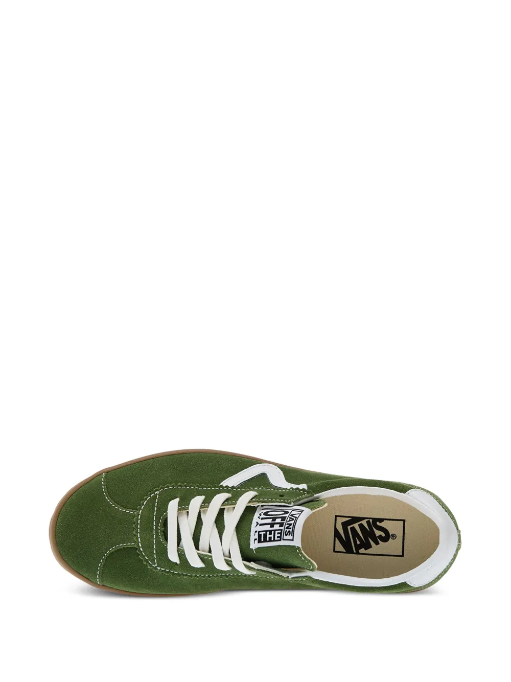 Vans suede gum-sole trainers Green