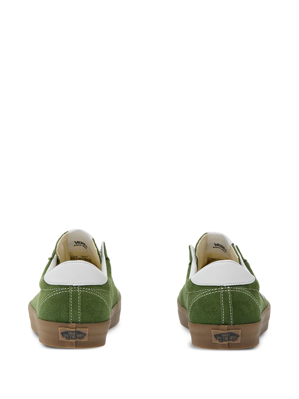 Vans suede gum-sole trainers Green