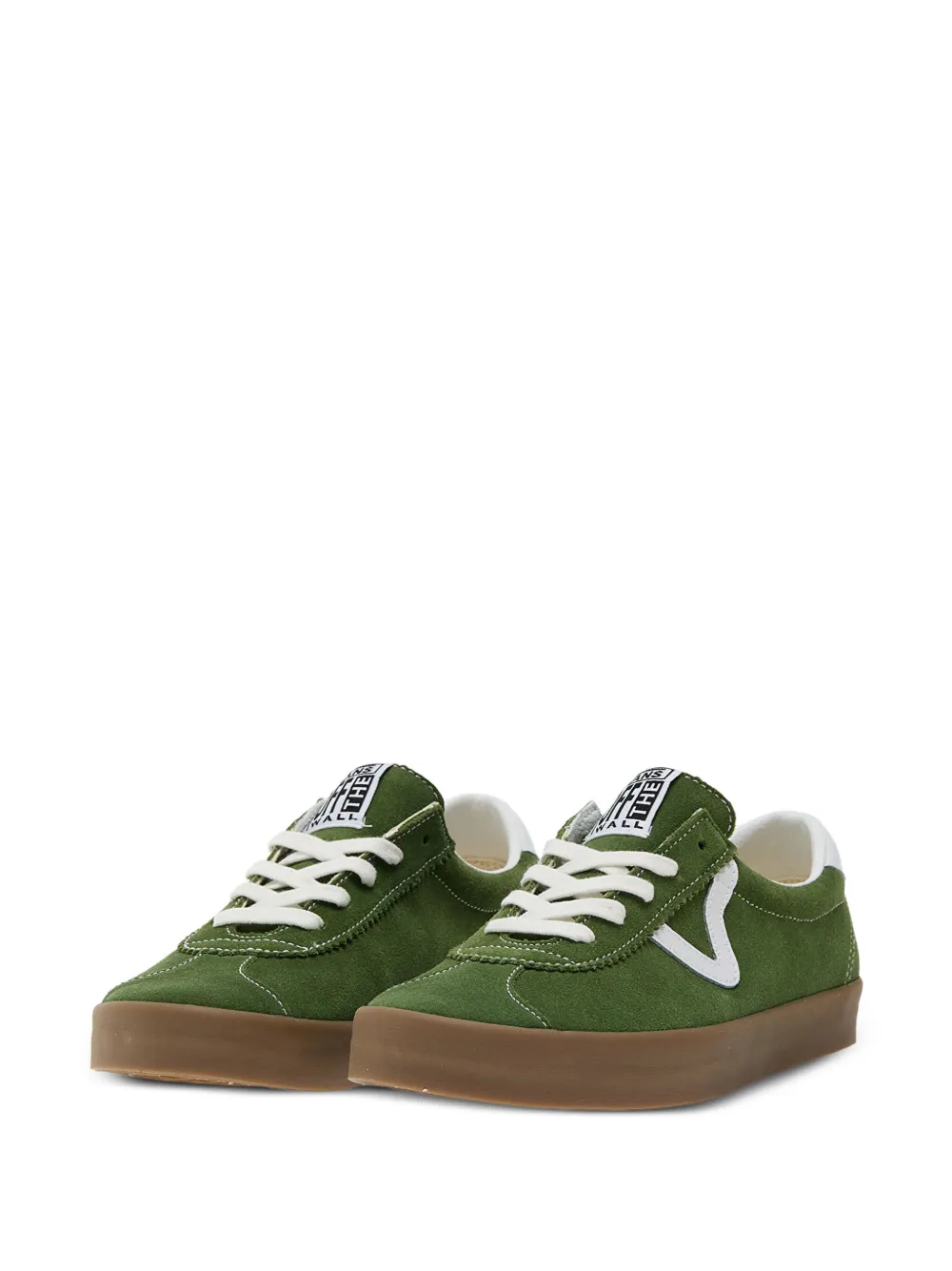 Vans suede gum-sole trainers Green