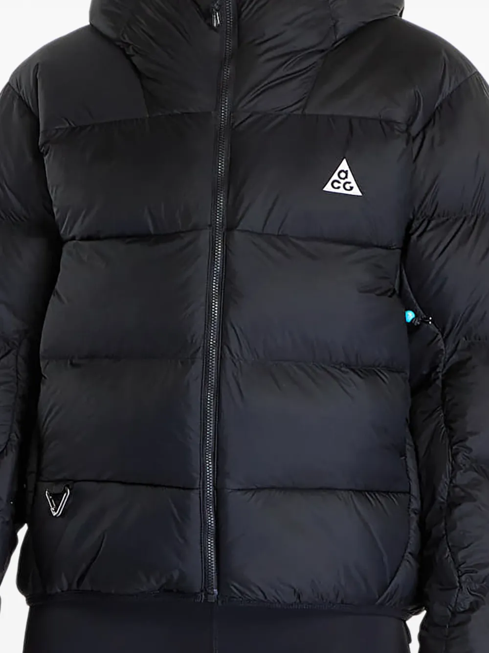 Nike Donsjack met capuchon Zwart