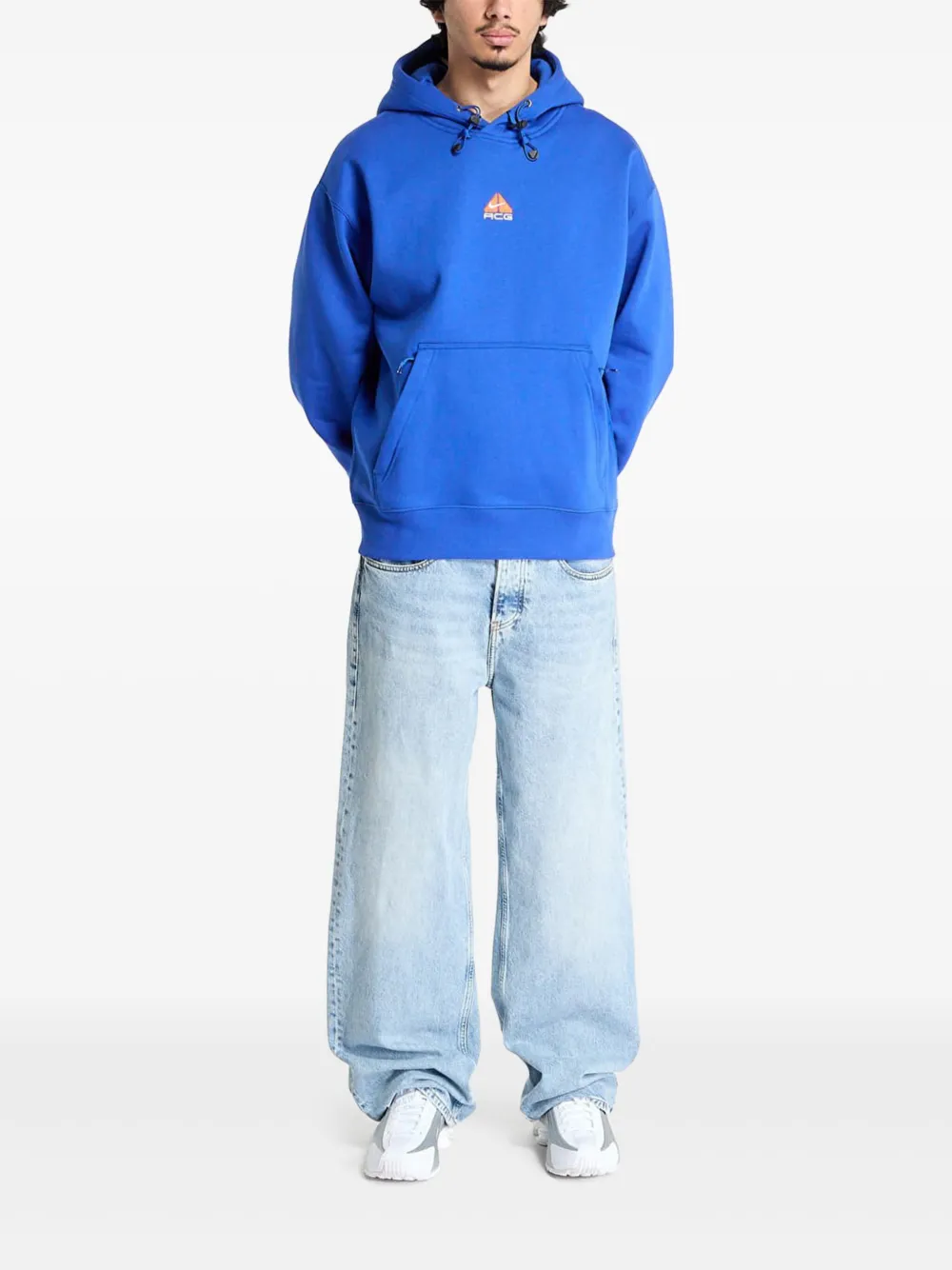 Nike ACG fleece hoodie Blauw