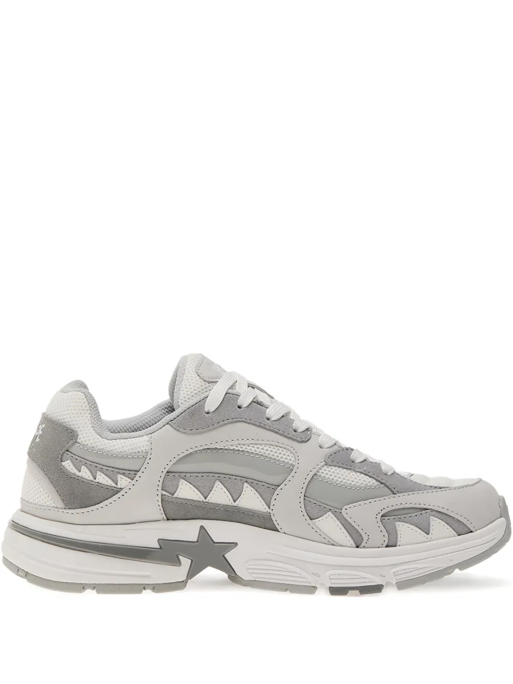 A BATHING APE Shark STA #1 low-top sneakers Grey