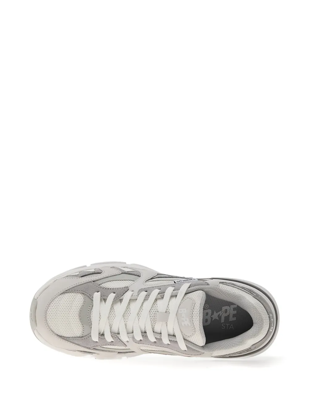 A BATHING APE Shark STA #1 low-top sneakers Grey