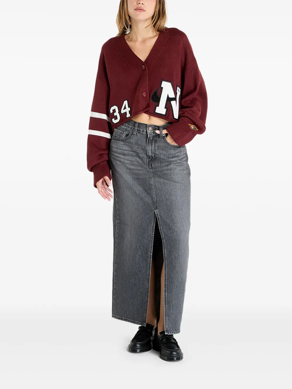 Nike x Yoon cardigan Rood