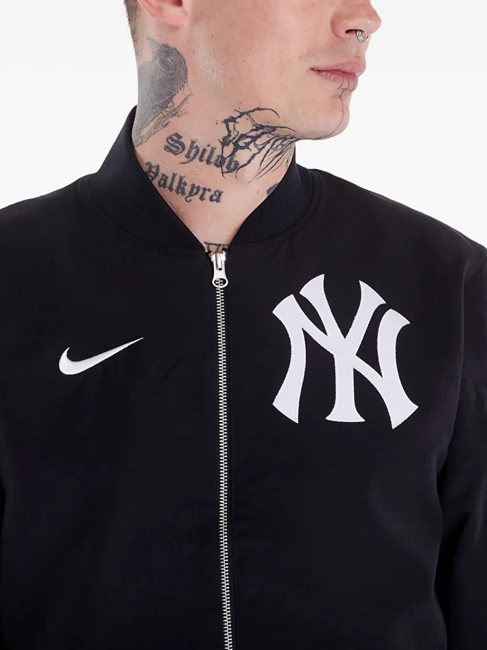 Nike x New York Yankees bomber jacket Zwart