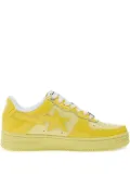 A BATHING APE® Colors leather sneakers - Yellow