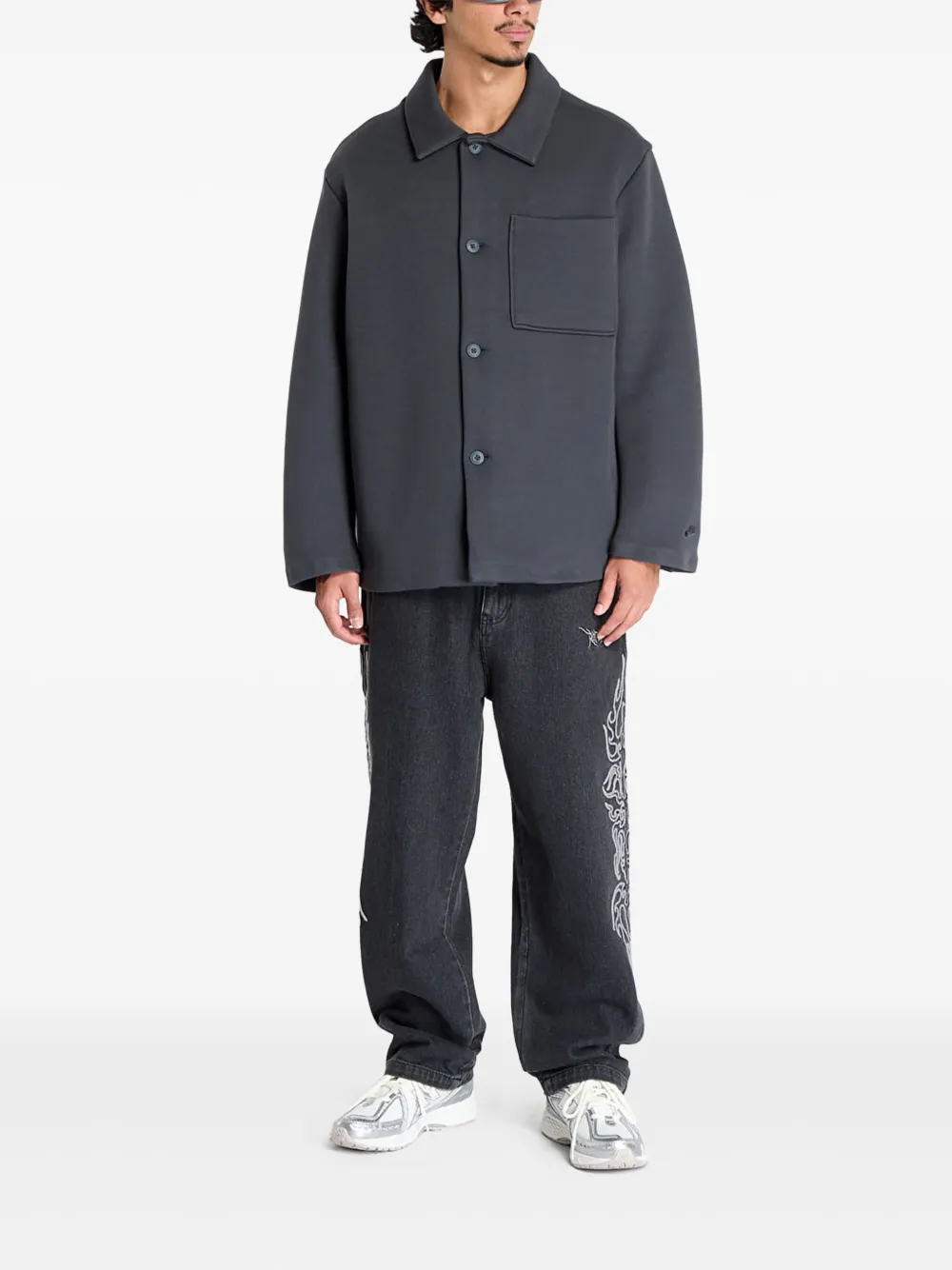 Nike Jack met zakken Grijs