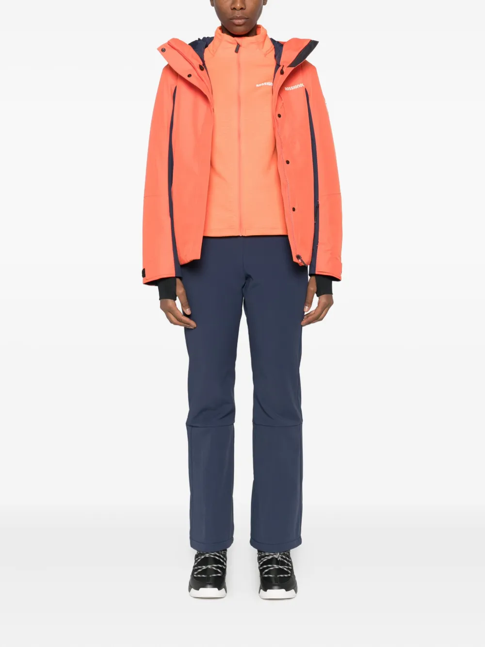 Rossignol zip-up fleece jacket - Oranje
