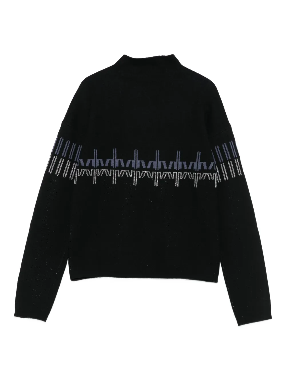 Rossignol patterned turtleneck sweater | Knitted Sweaters | Image 2