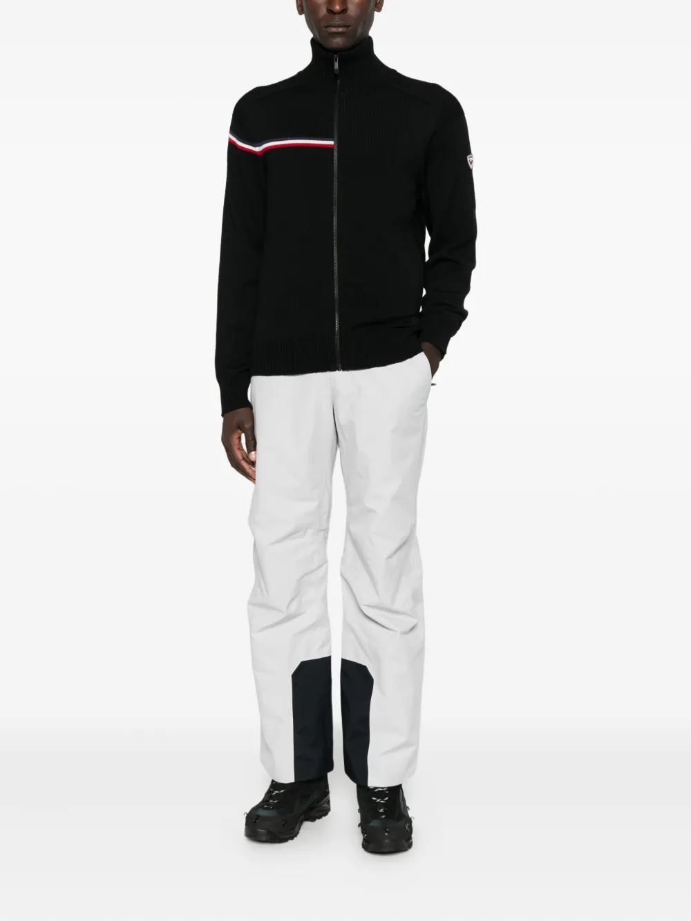 Rossignol Odysseus stripe-detail zip-front sweater - Blauw