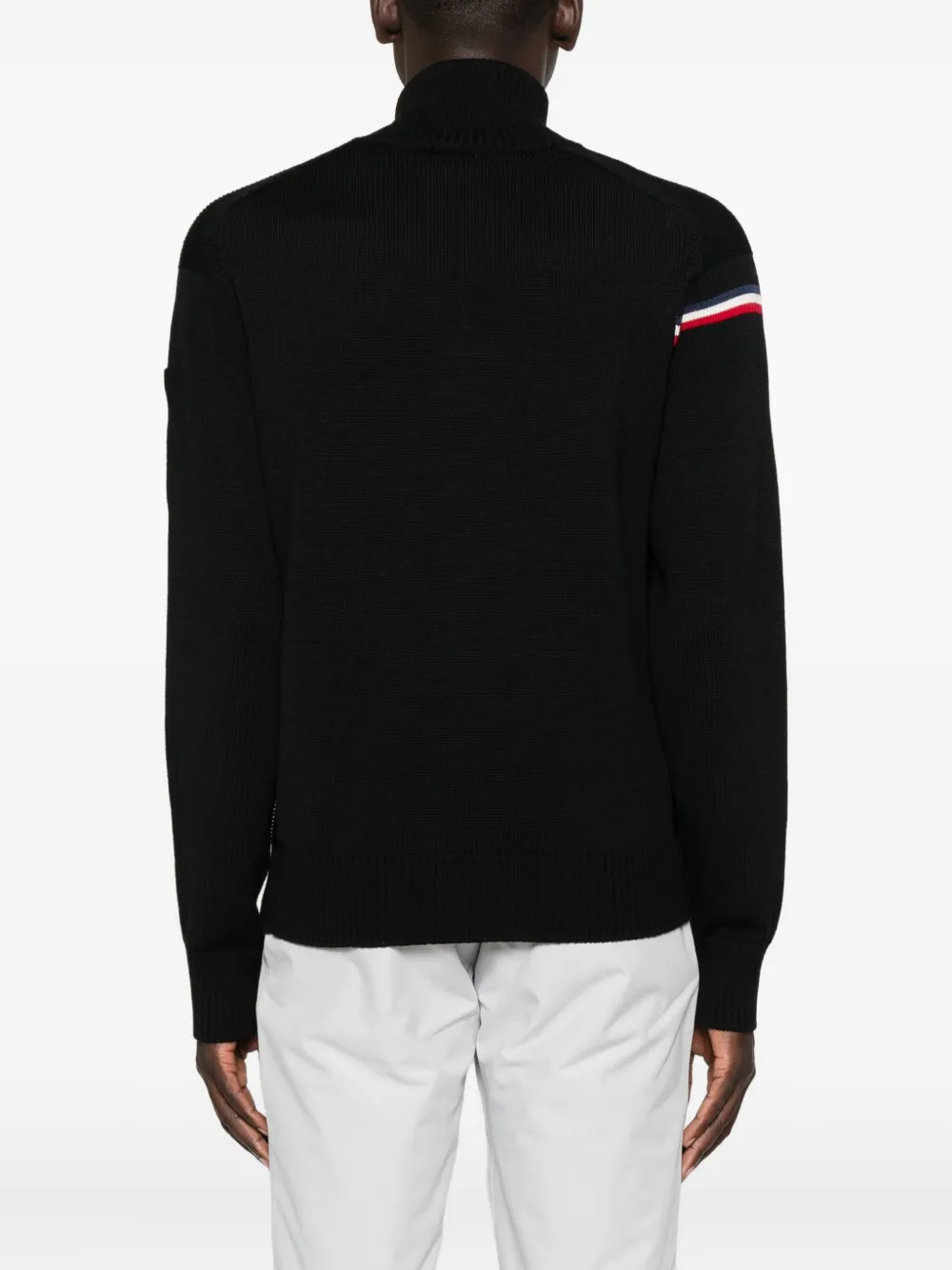 Rossignol Odysseus Stripe-detail Zip-front Sweater In Blue