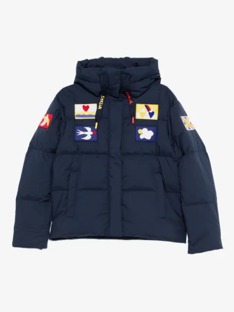Rossignol x JCC detail-appliqué hooded jacket