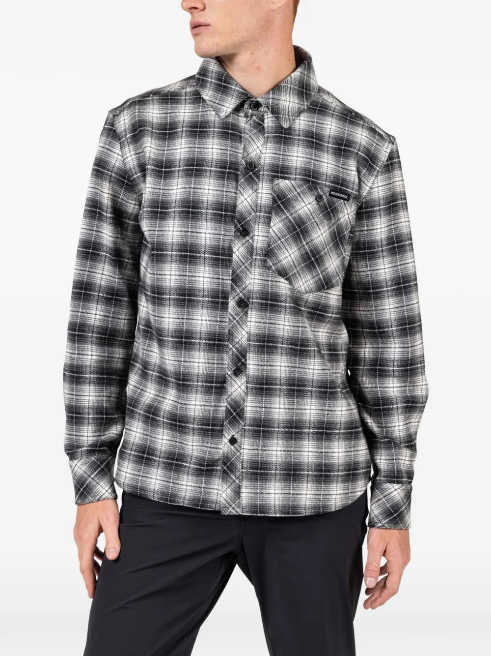Rossignol plaid pocket shirt