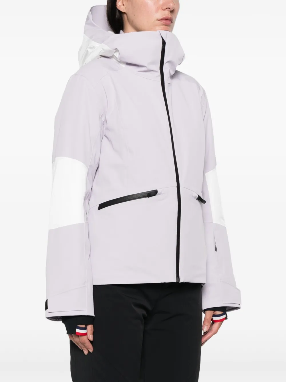 Rossignol Ciastel ski-jack met capuchon Paars