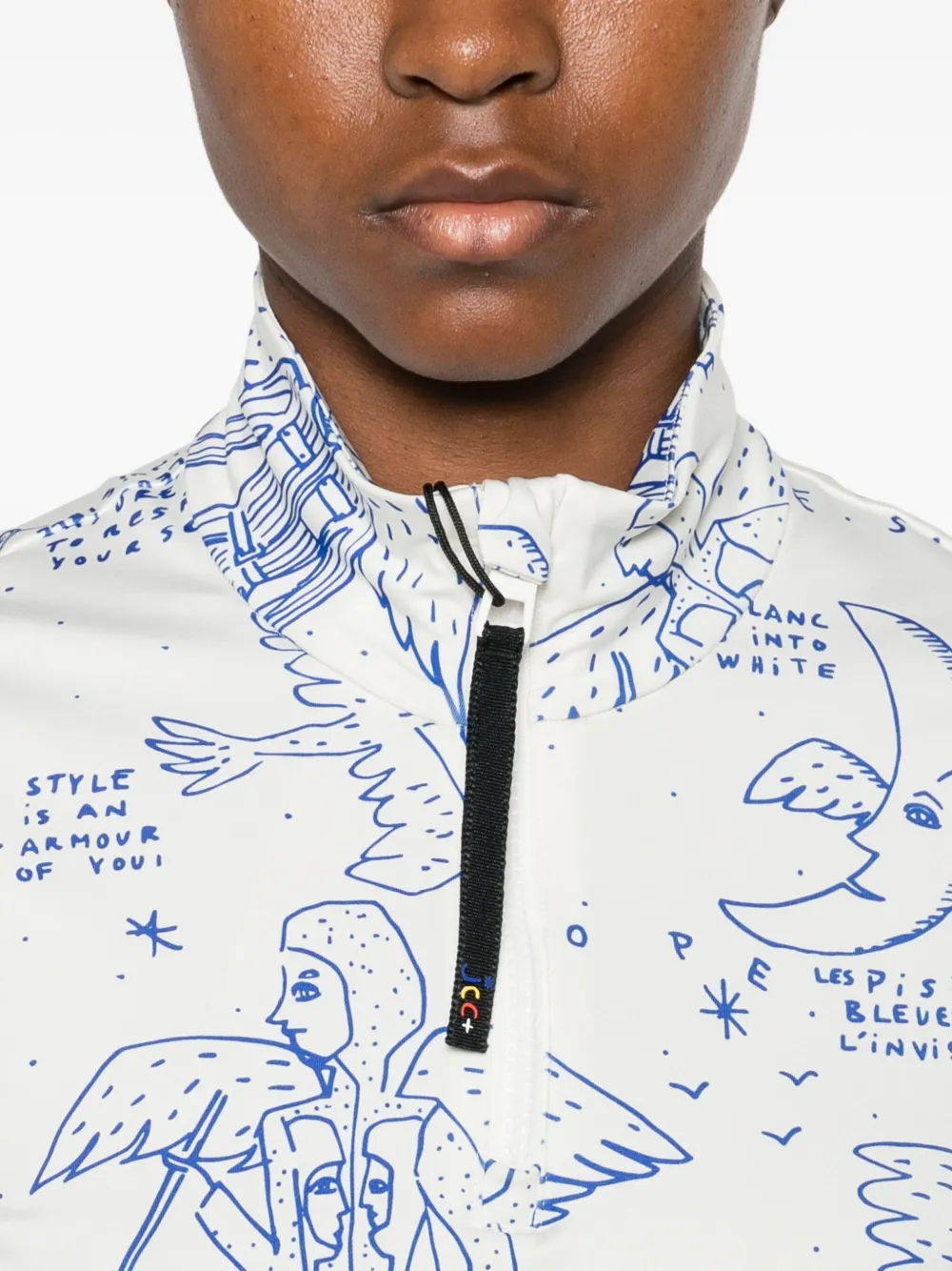 Rossignol JCC Booster performance sweater Wit