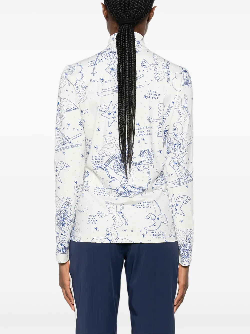 Rossignol JCC Booster performance sweater Wit