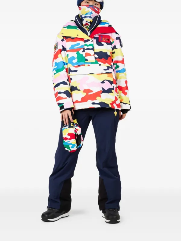 Rossignol x JCC camouflage-print Jacket | Red | FARFETCH CA