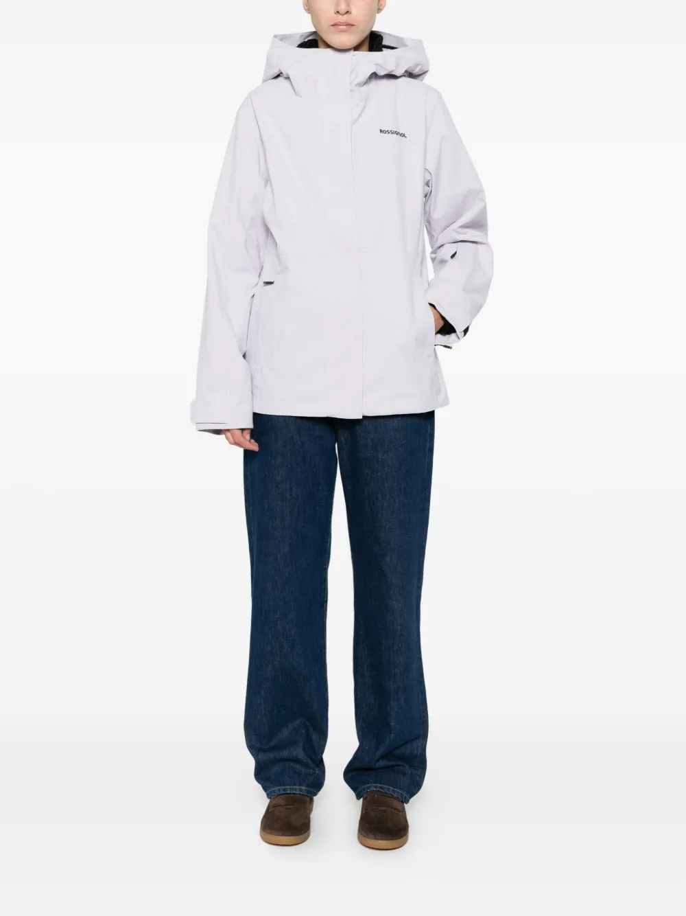 Rossignol Desafio 2l Hooded Jacket In Gray
