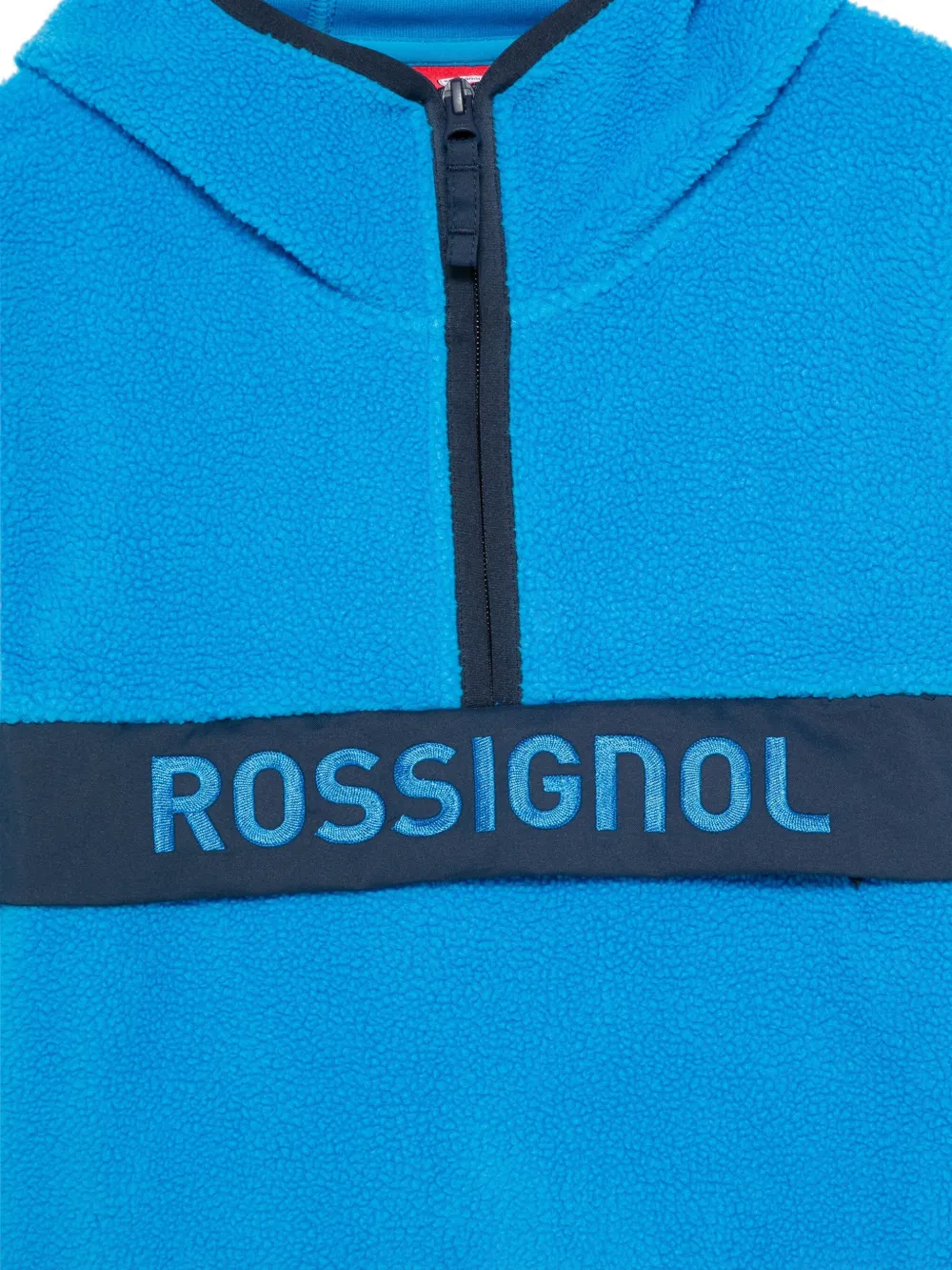 Rossignol Kids Fleece hoodie met halve rits Blauw