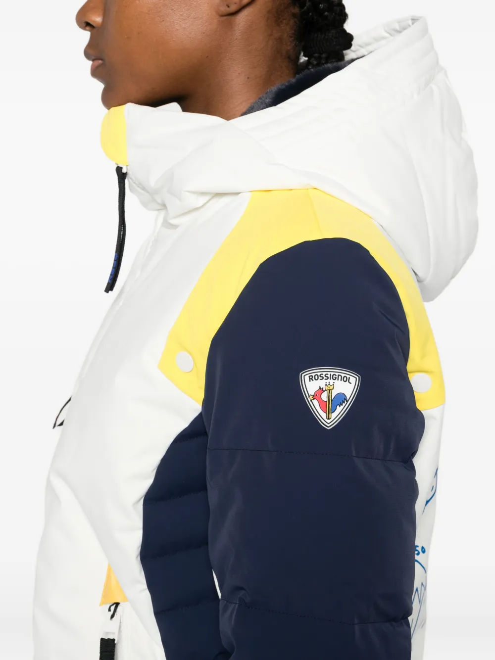 Rossignol Jcc Valdiz Panelled Ski Jacket In Multi