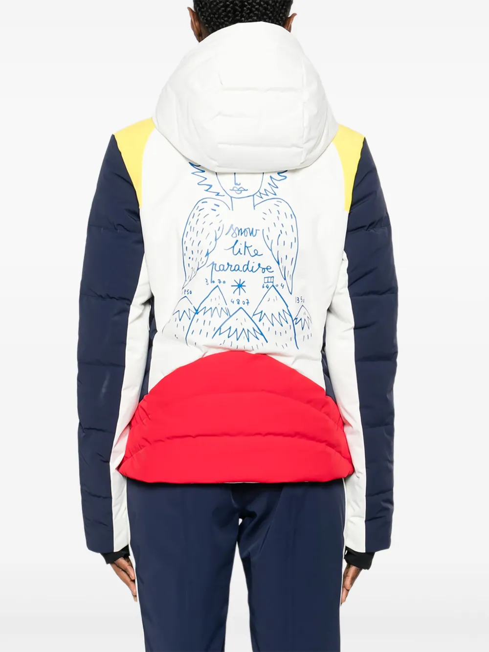 Rossignol JCC Valdiz ski-jack met vlakken Wit