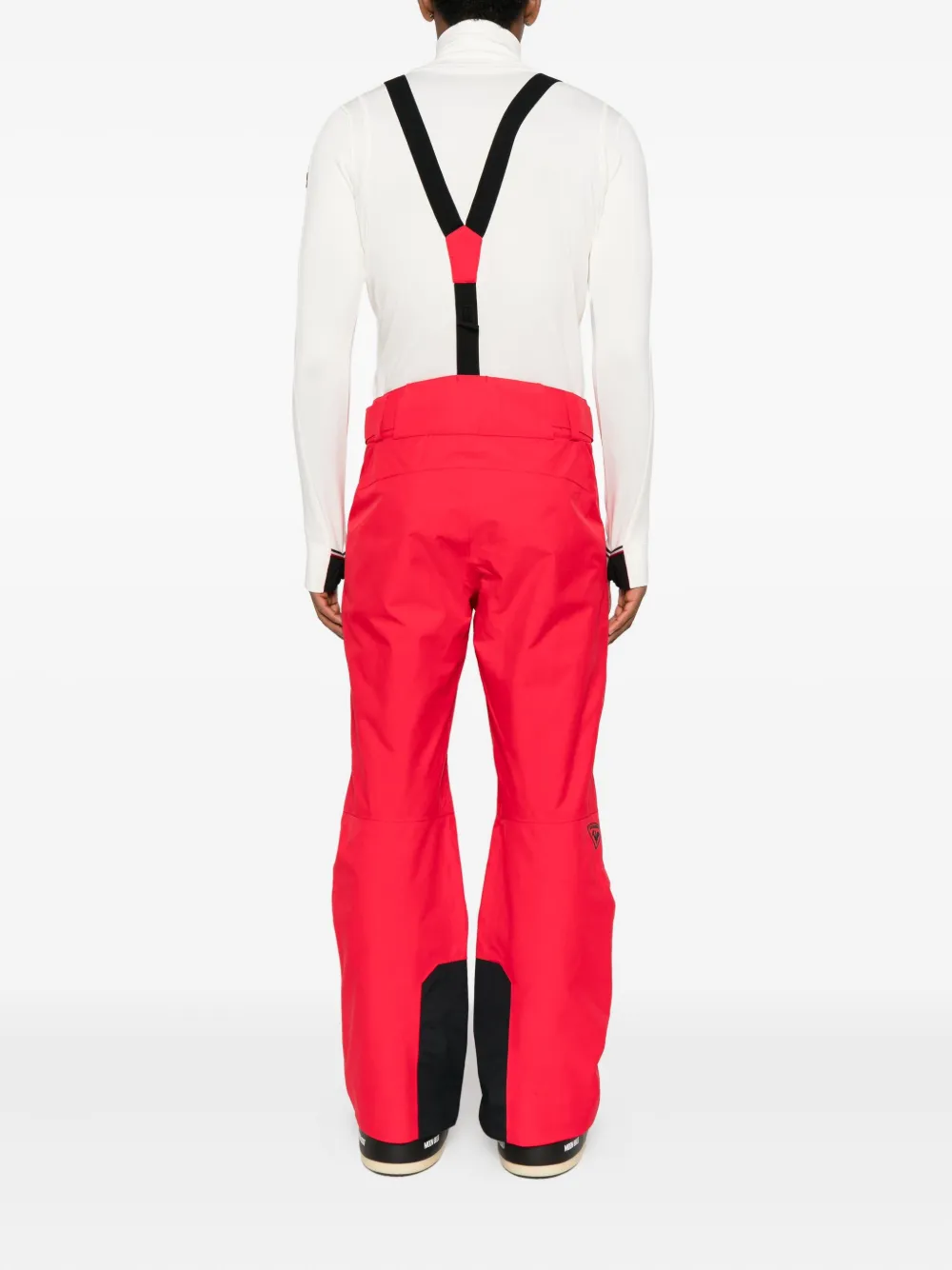Rossignol Padded Ski Dungarees In Red