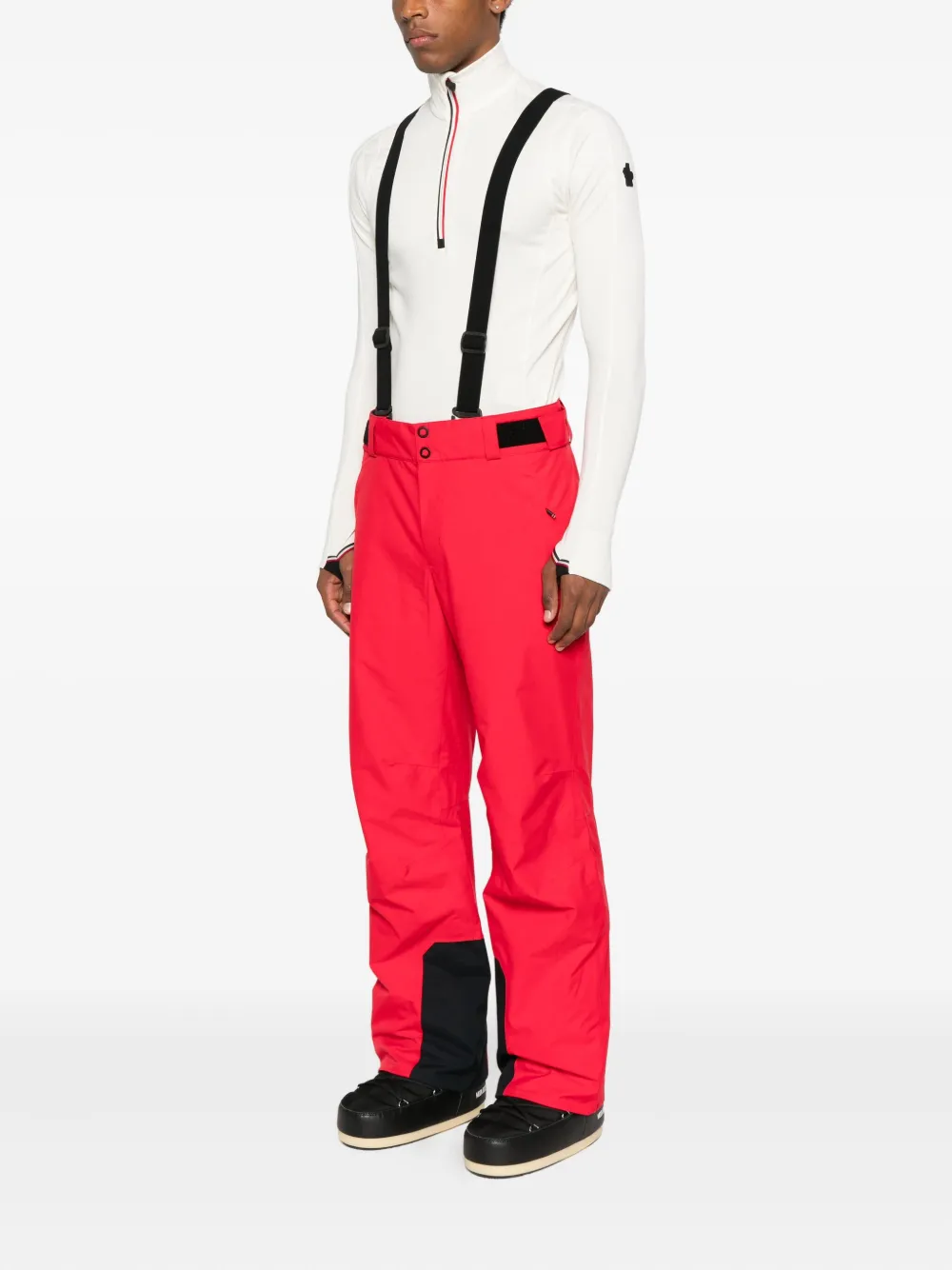 Rossignol Padded Ski Dungarees In Red
