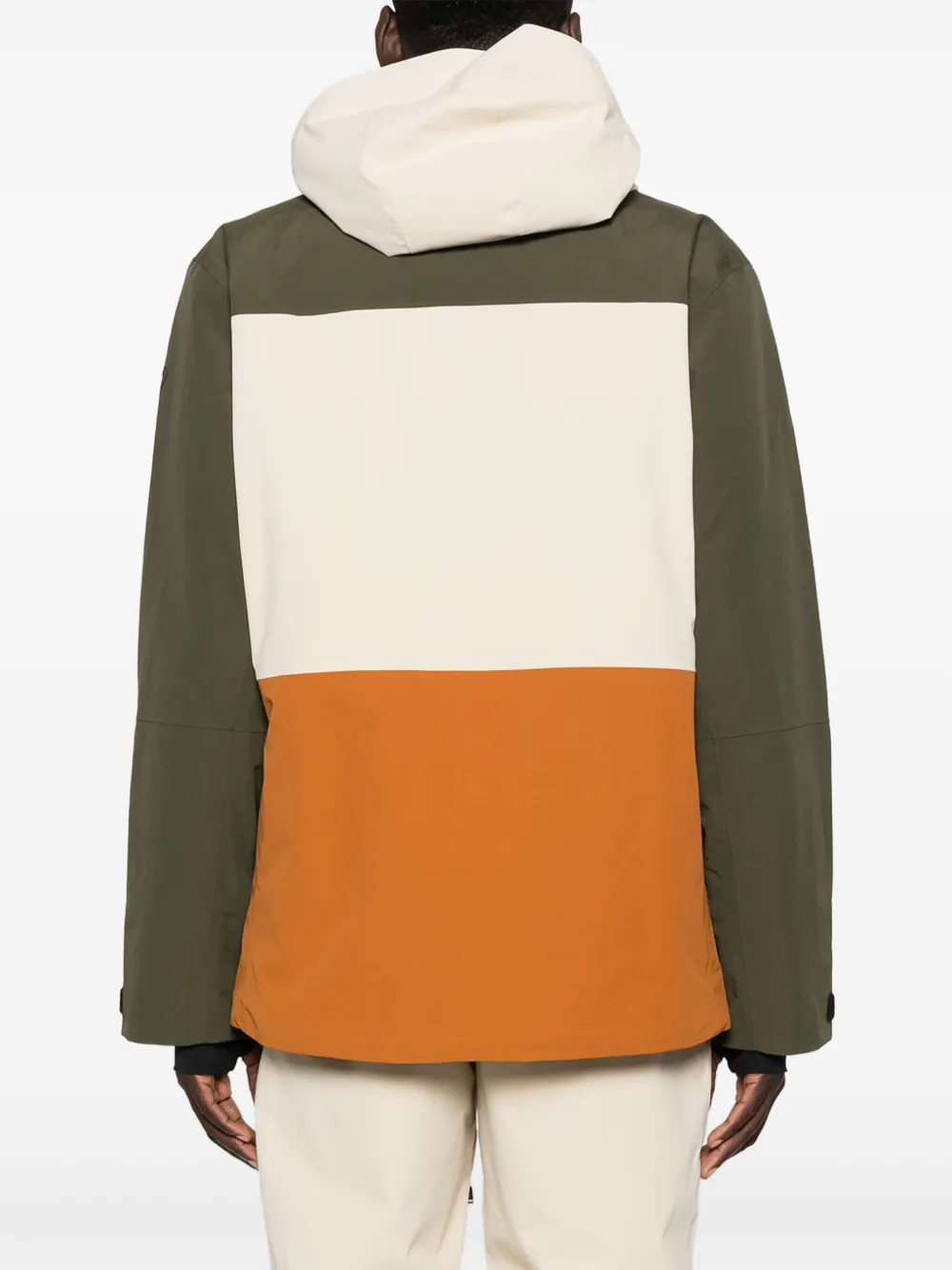 Rossignol Gewatteerd jack met colourblocking Groen