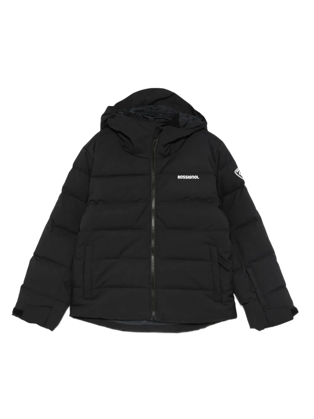 Rossignol quilted hooded jacket | Black | Image 1