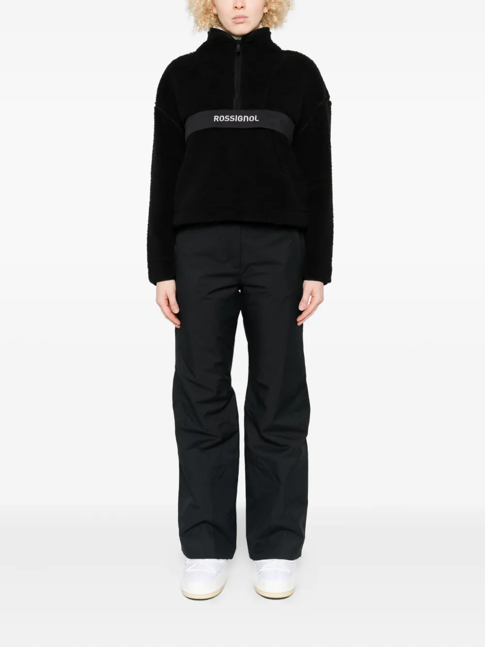 Rossignol Alltrack fleece jack met halve rits - Zwart