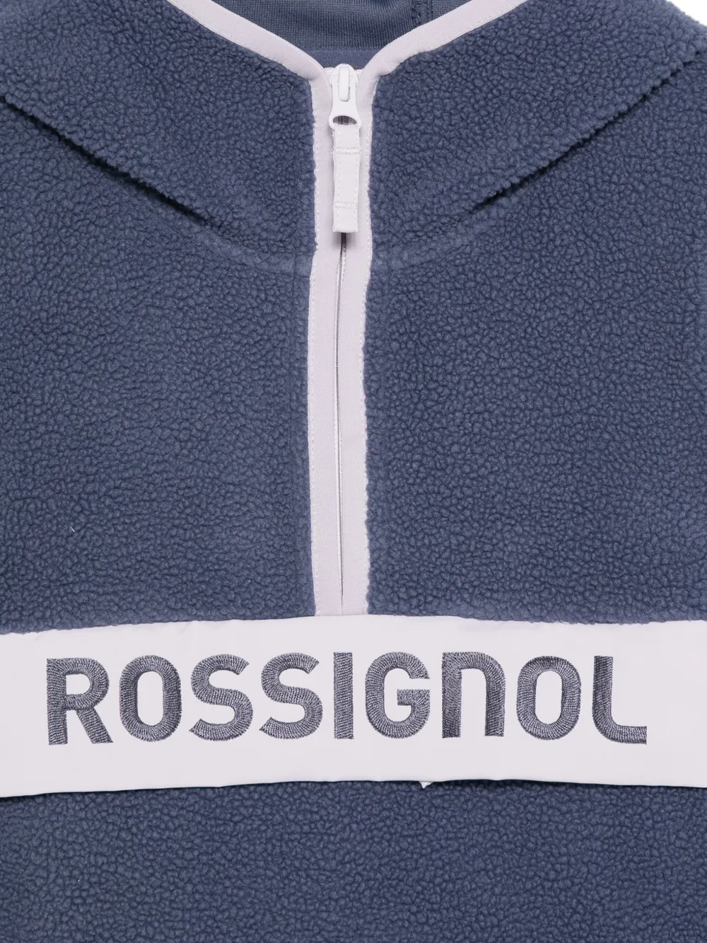 拼接拉链领卫衣