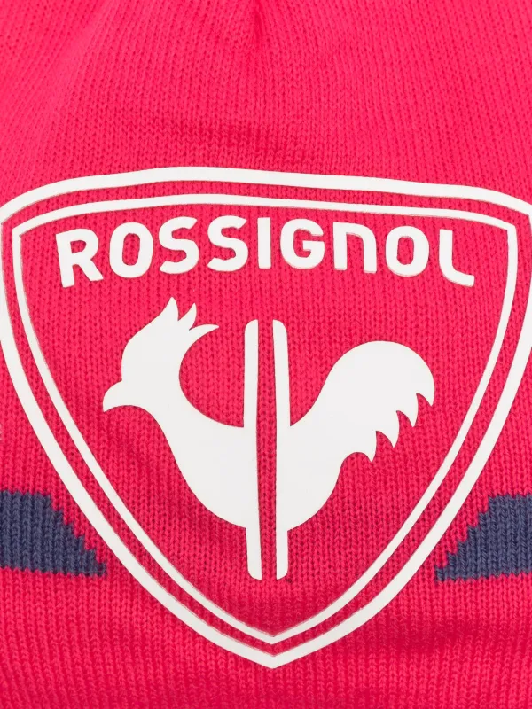 ROSSIGNOL Printed Beanie – Stylish Design with Pom, Ribbed Details Logo Accent Rossignol Hats for Women on Sale up to 90% Off: Poshmark main image 2