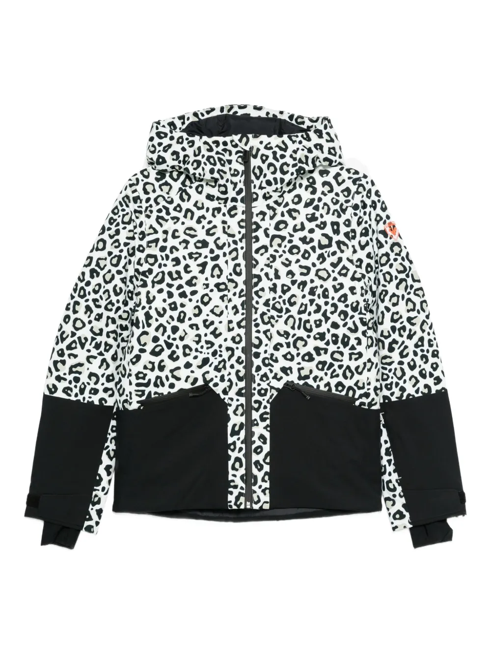 Rossignol leopard-print jacket | White | Image 1