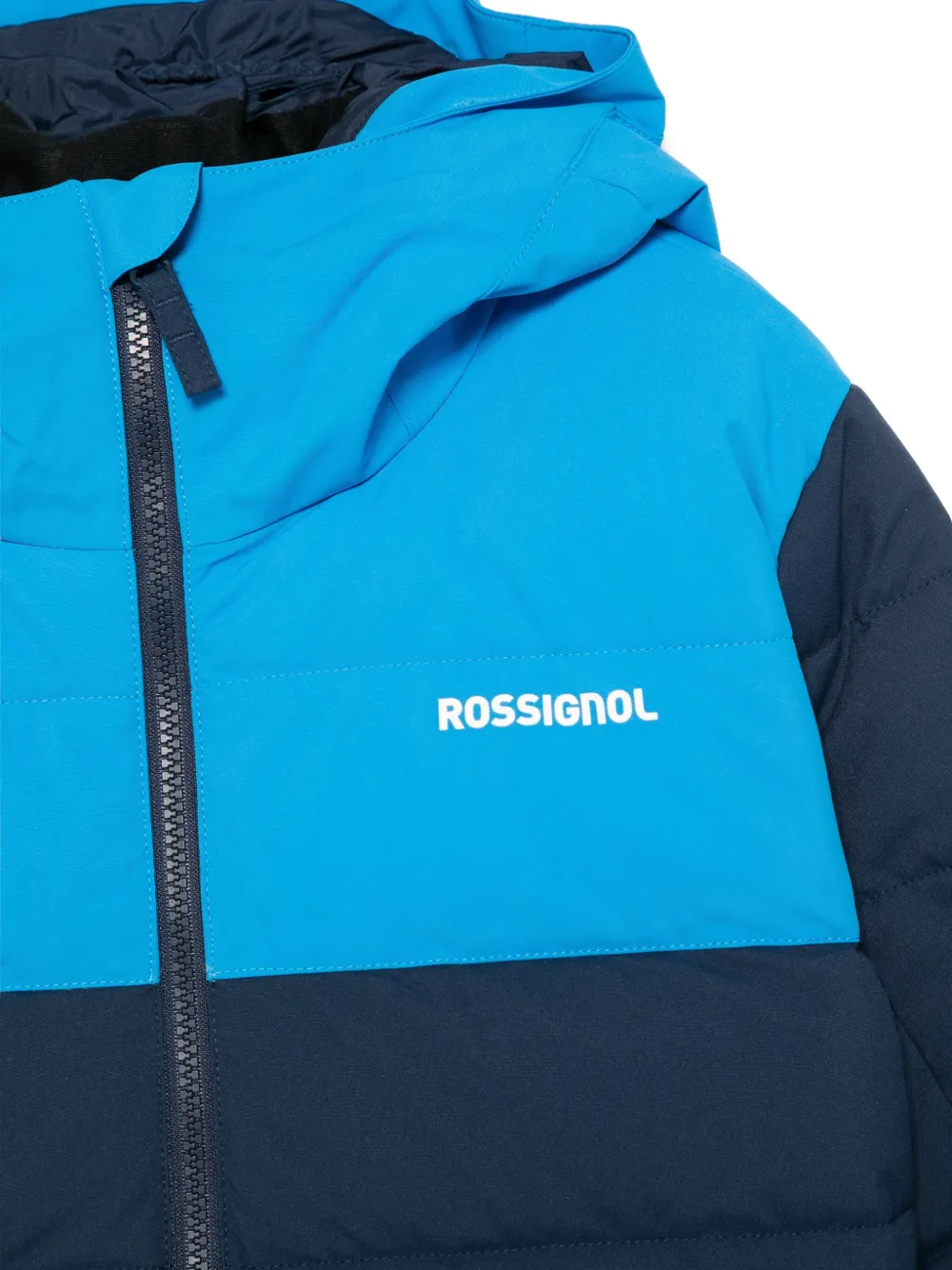 Rossignol Kids Gewatteerd jack met colourblocking Blauw