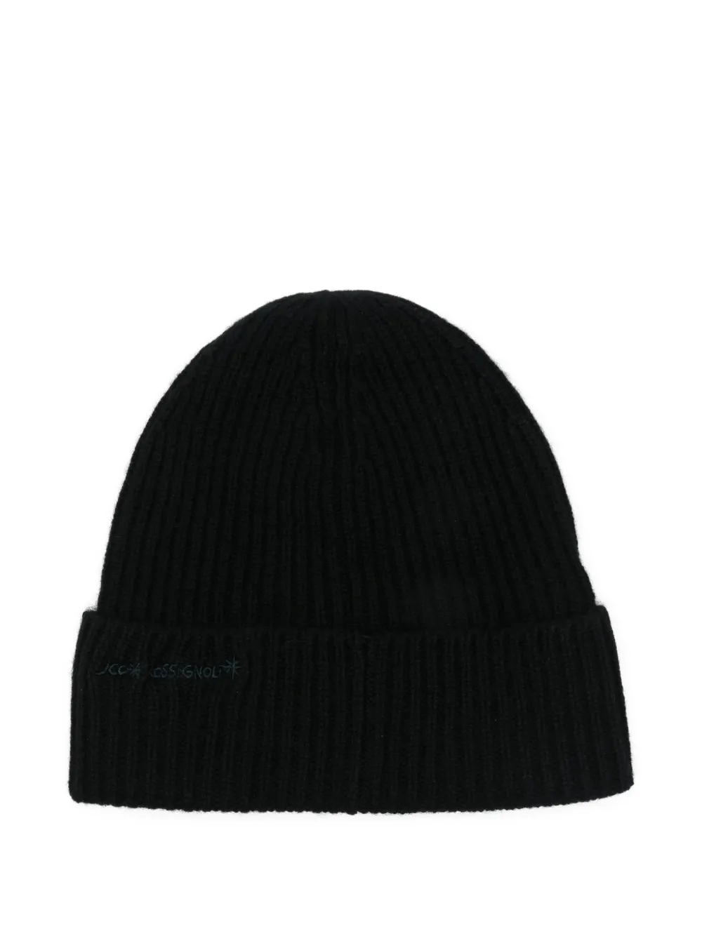 Rossignol ribbed beanie - Zwart