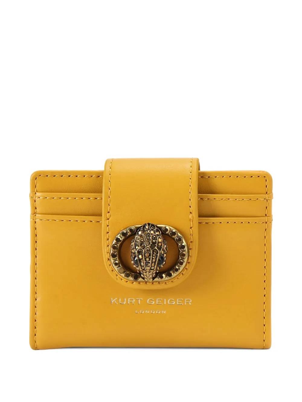Kurt Geiger London Chelsea pasjeshouder met adelaarskop Geel