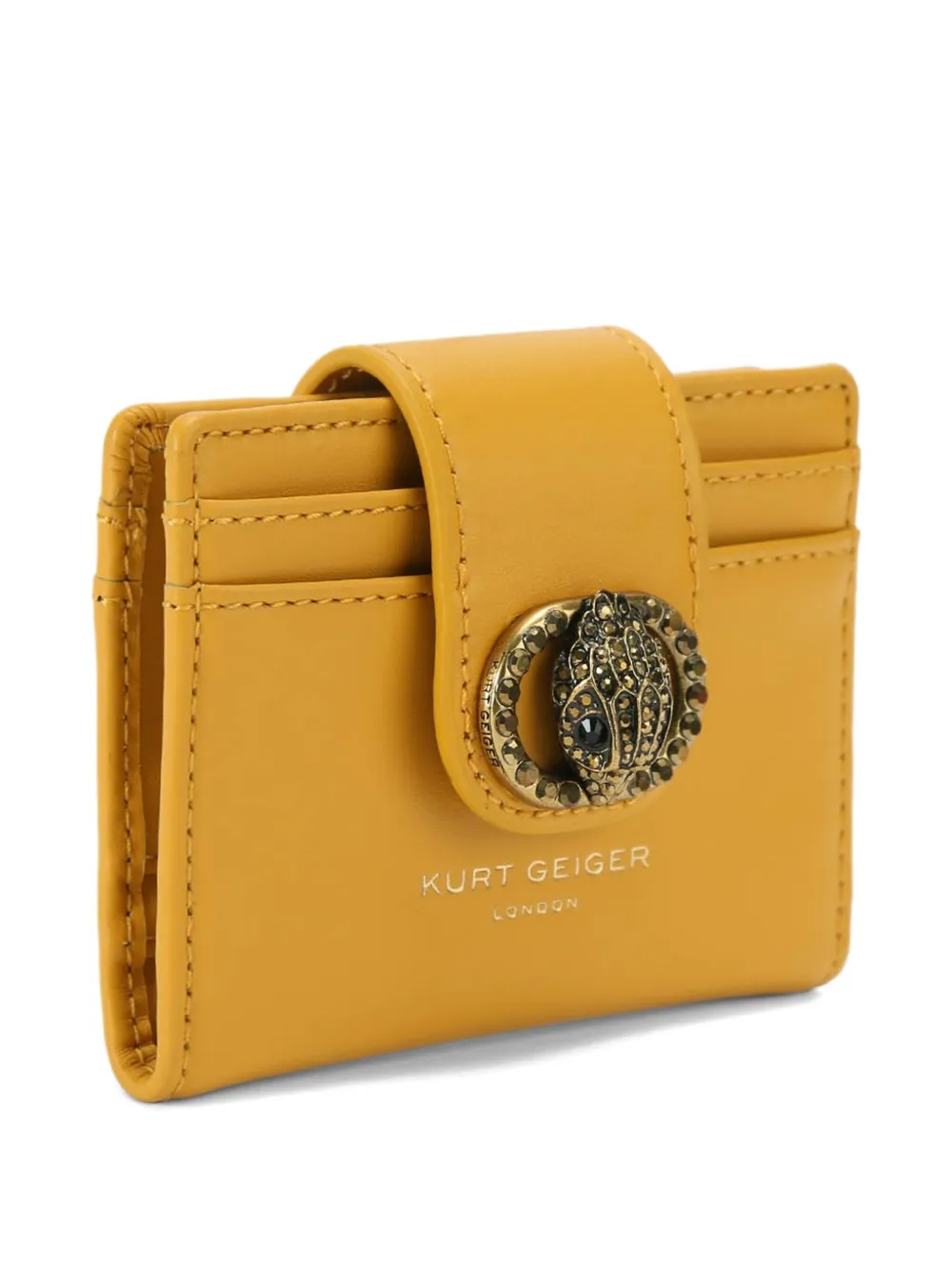 Kurt Geiger London Chelsea pasjeshouder met adelaarskop Geel