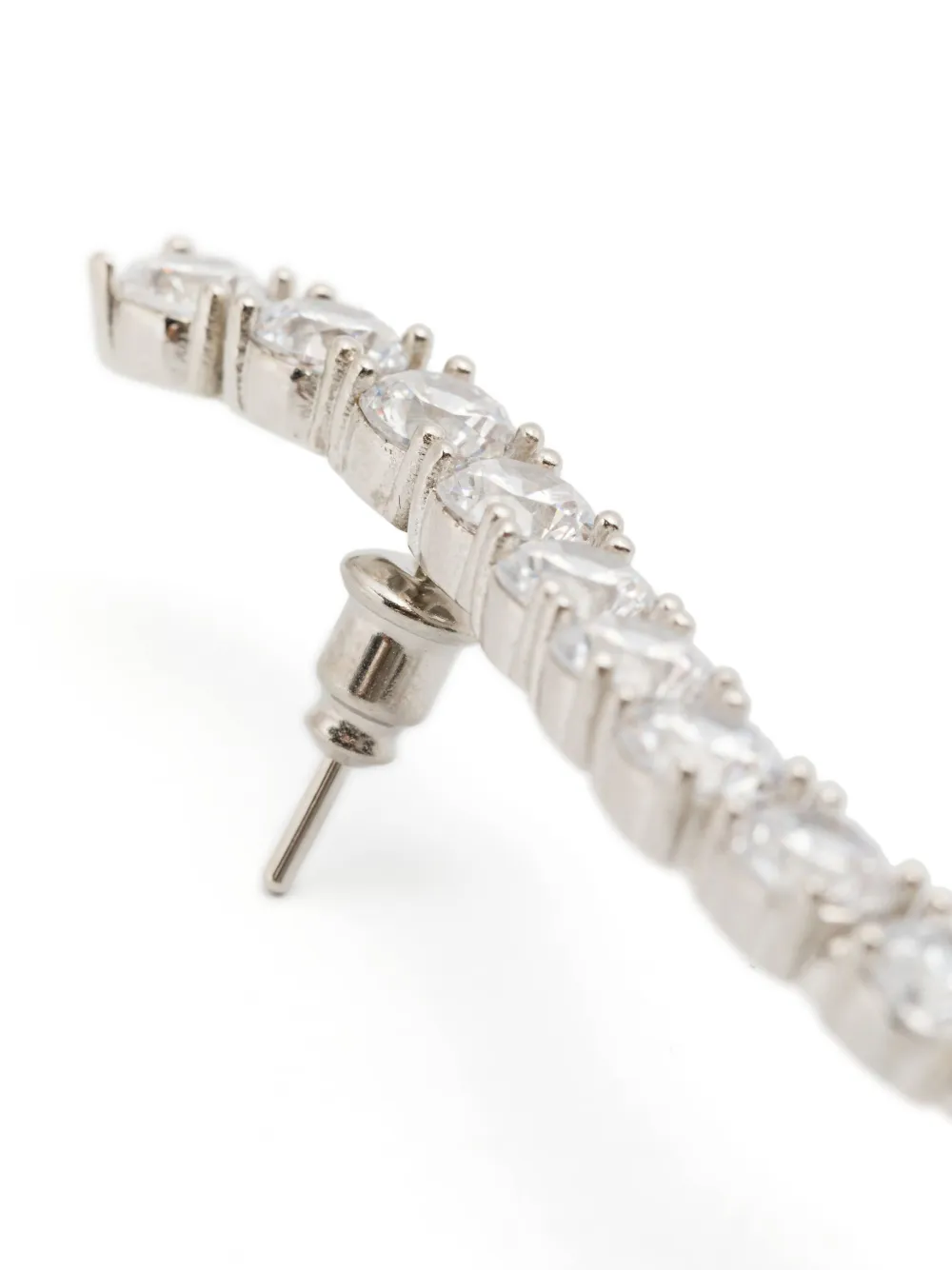  Panconesi Curved-effect Earrings - Silver 