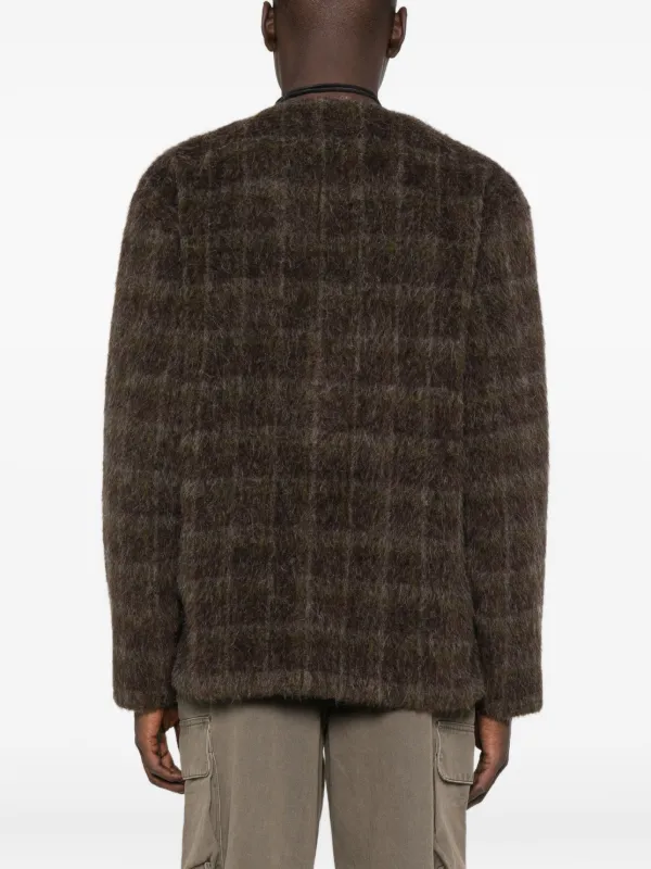 OUR LEGACY チェック カーディガン | ブラウン | FARFETCH JP