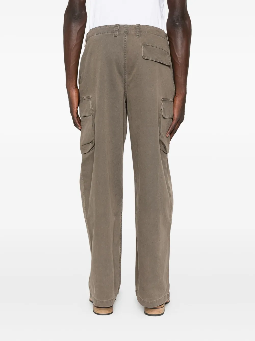 OUR LEGACY Broek met cargo zak Bruin