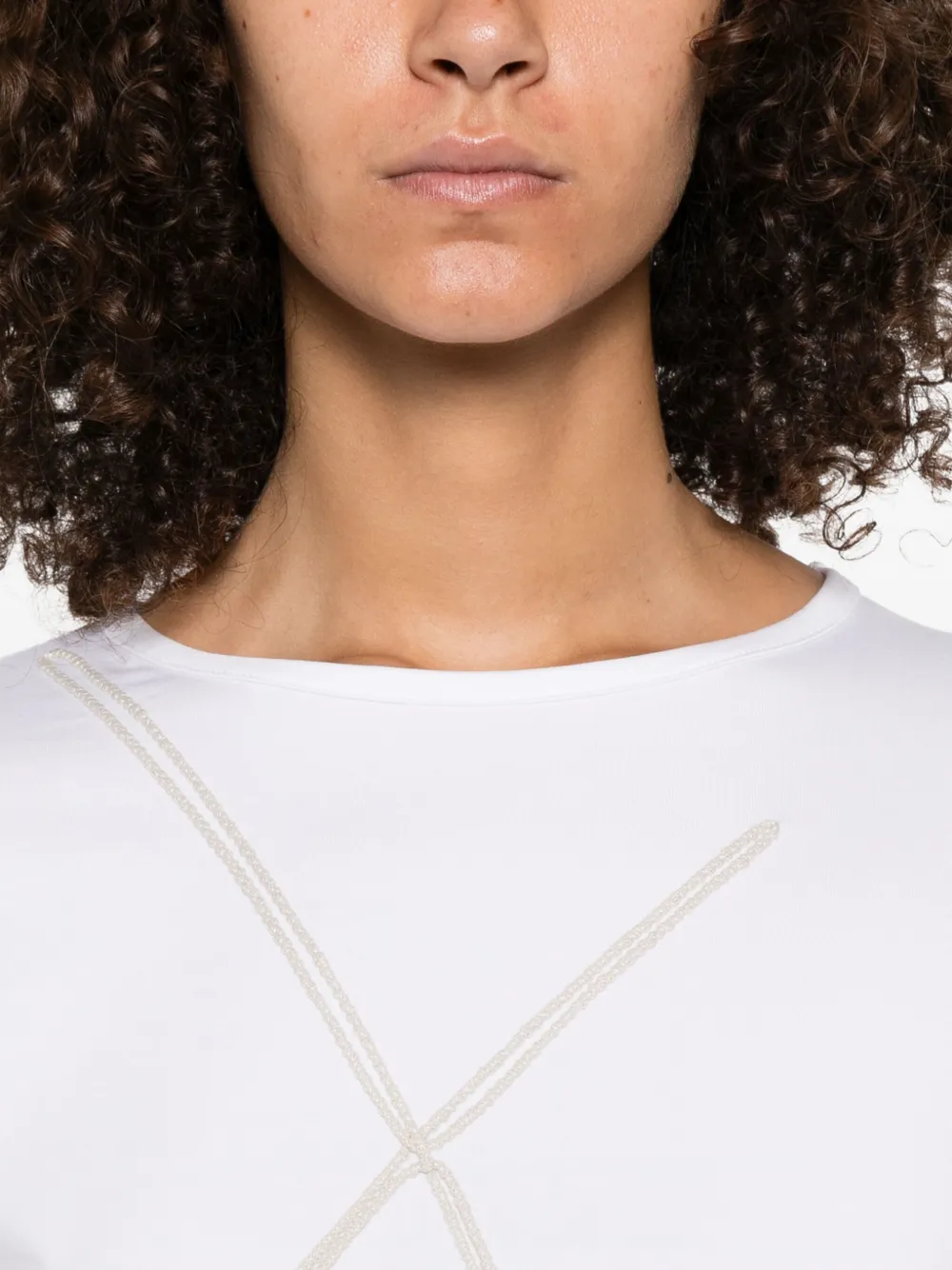 Herno T-shirt met ronde hals Wit