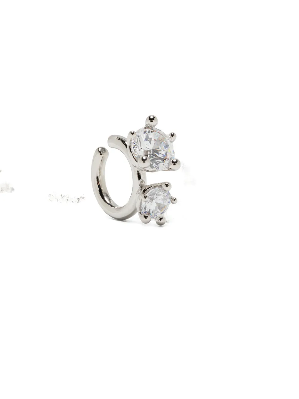 Panconesi Crystal-embellished Ear Cuff Set (set Of Three) In Metallic